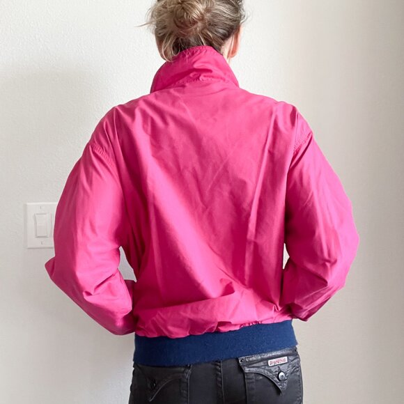 💖 VINTAGE LL Bean 90s Pink Bomber Jacket | Three Season Thinsulate Lined - Picture 3 of 10
